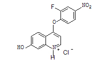 7-羟基-4-（2-氟-4-硝基苯氧基）喹啉盐酸盐 CAS号:1394820-98-4
